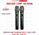 LOA KARAOKE DI ĐỘNG ACNOS CS391 (2 bass 14cm, 500W, KÈM 2 MICRO UHF VÕ NHÔM)