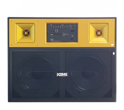 LOA KÉO DI ĐỘNG 4 TẤC ĐÔI  NGANG ACNOS CB152G – LOA KHỦNG LONG – 2 BASS 2 TREBLE – CÔNG SUẤT CỰC LỚN