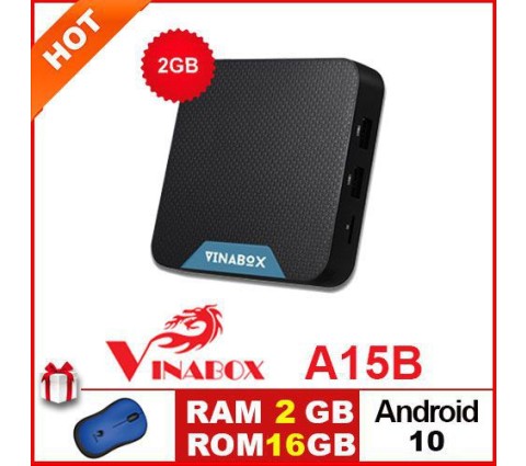 VINABOX A15B RAM 2G ROM 16G PHIÊN BẢN 2021 SỬ DỤNG GIAO DIỆN ATV HỆ ĐIỀU HÀNH ANDROID 10